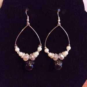 Handmade hoop earrings